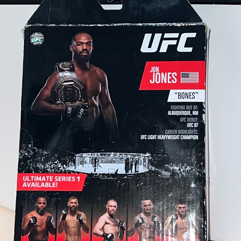 UFC Ultimate Series 1 Jon Jones Action Figure - Black and Red